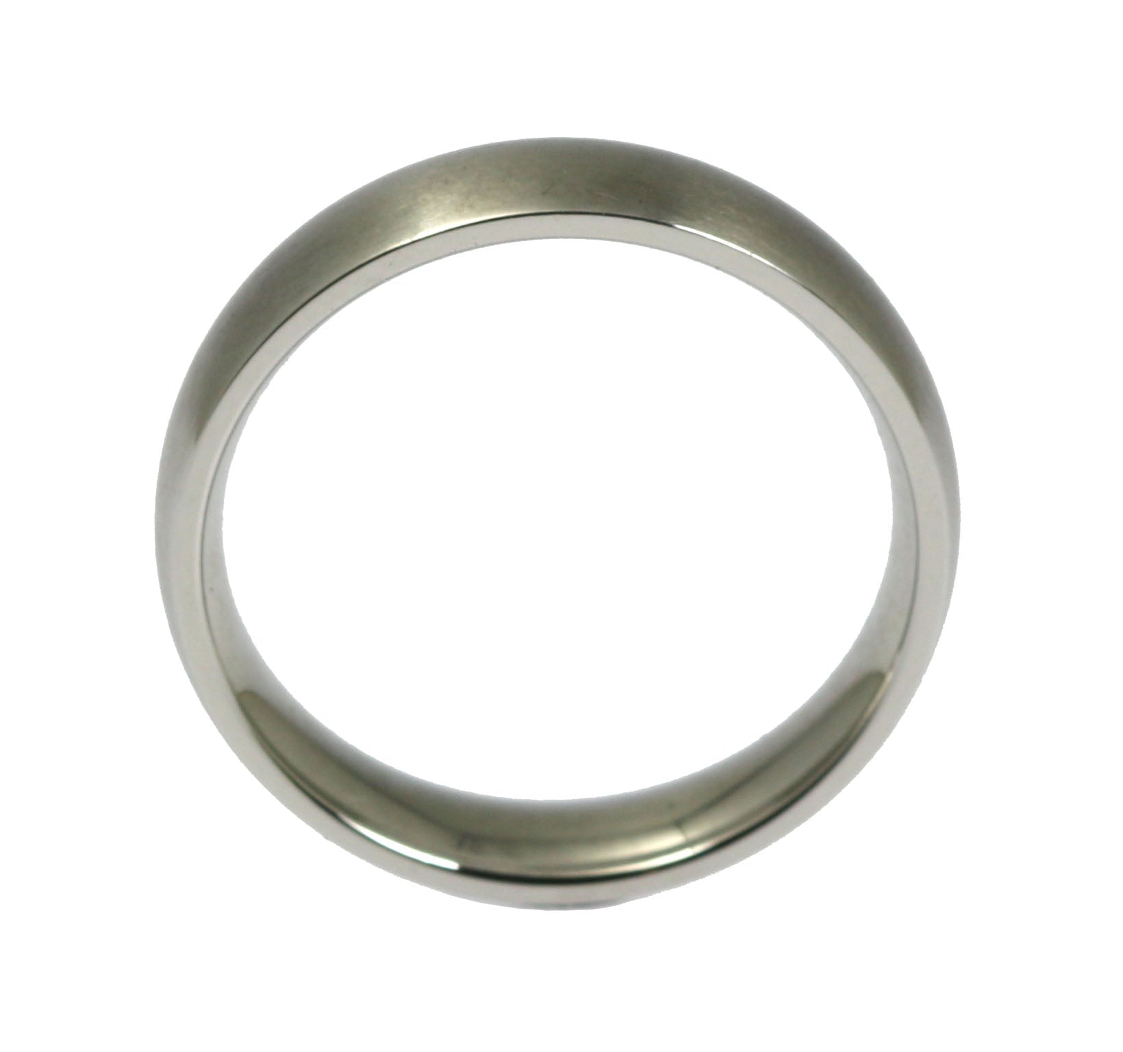 Shape of 5mm Brushed Comfort Fit Stainless Steel Men's Ring