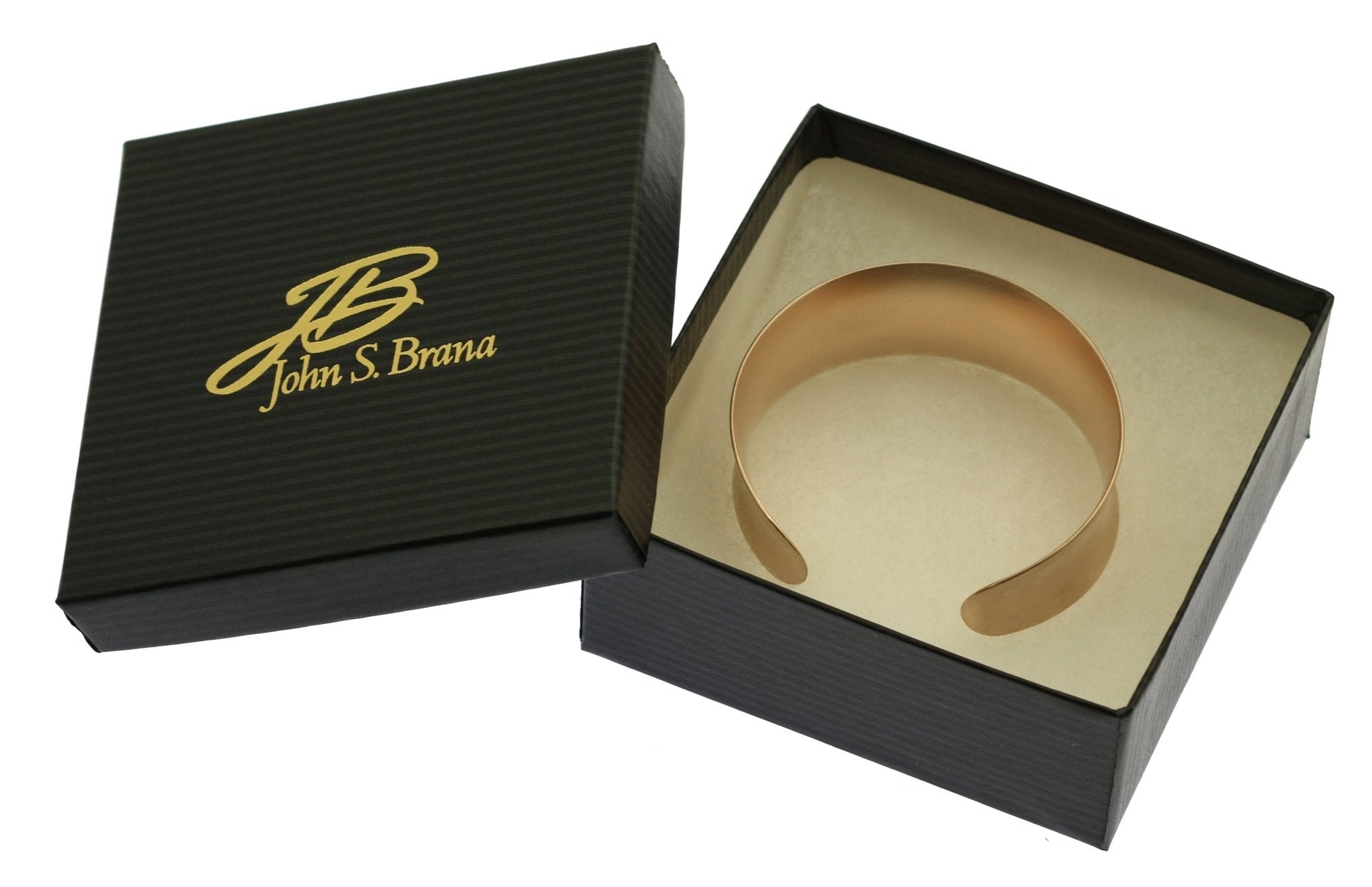Gift Boxed Brushed Bronze Anticlastic Cuff