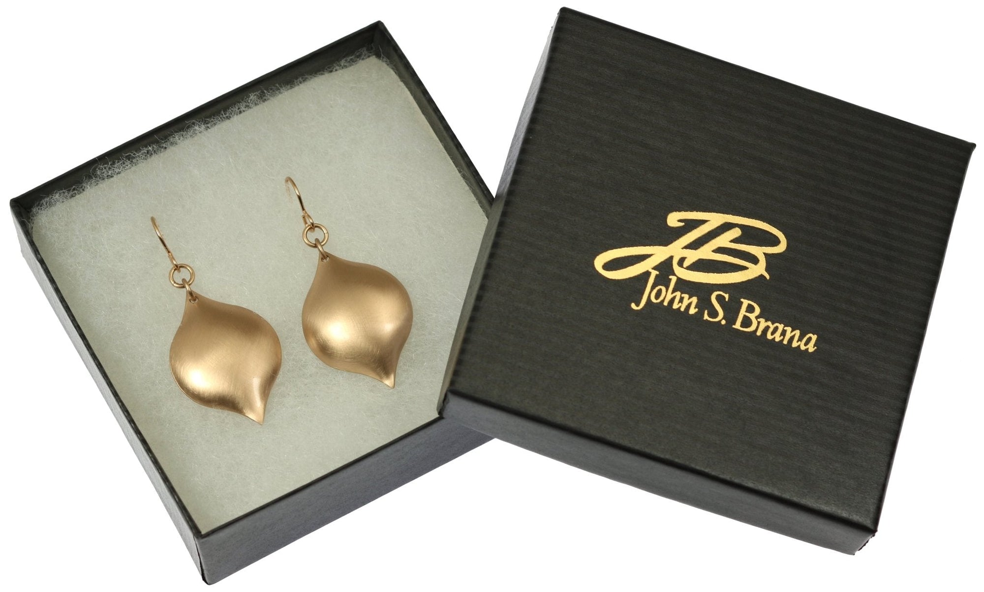 Gift Boxed Brushed Bronze Marrakesh Drop Earrings