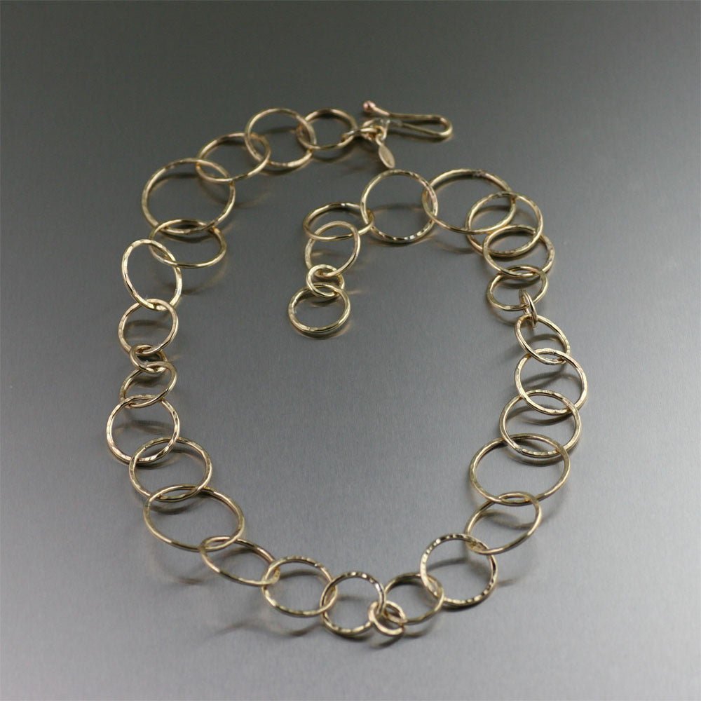 Hammered Gold Jewelry