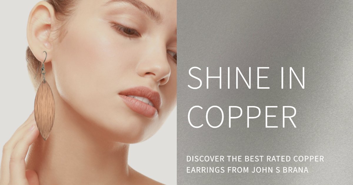 The Top 8 Best Rated Copper Earrings from John S Brana