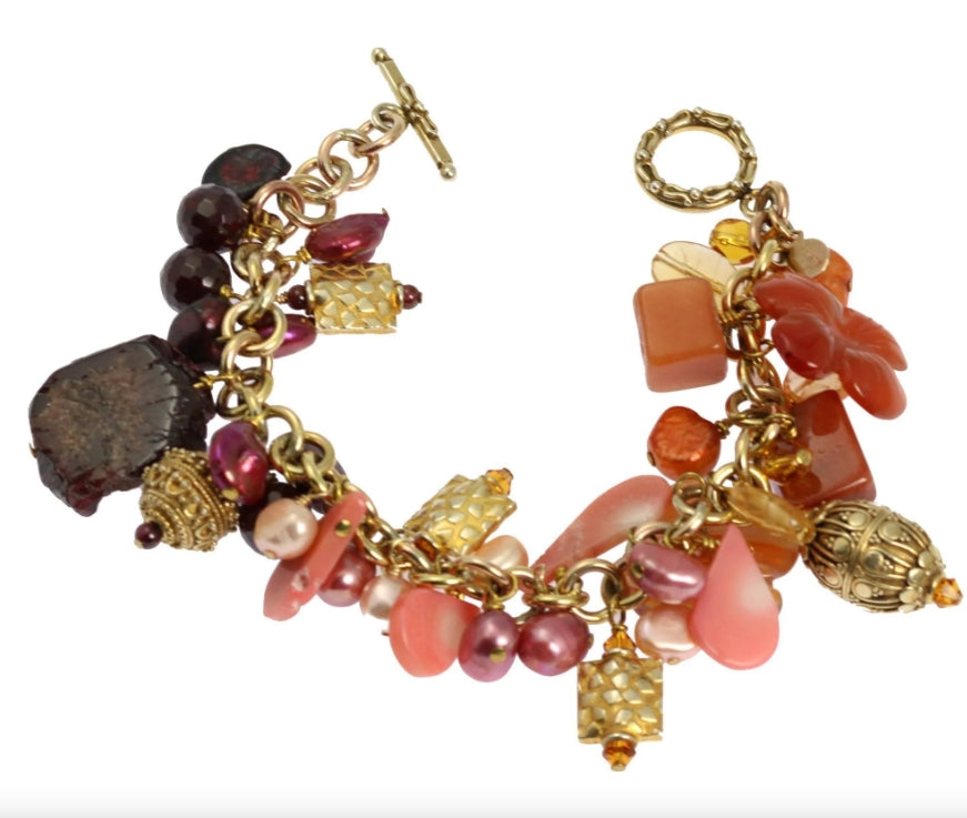Collection de bracelets remplis d’or 14 carats