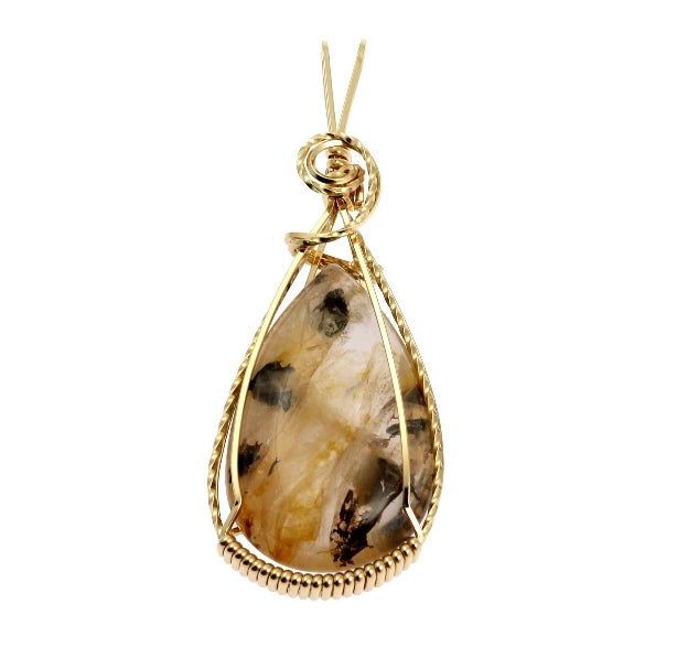 Dendritic Quartz Gemstone Jewelry Collection