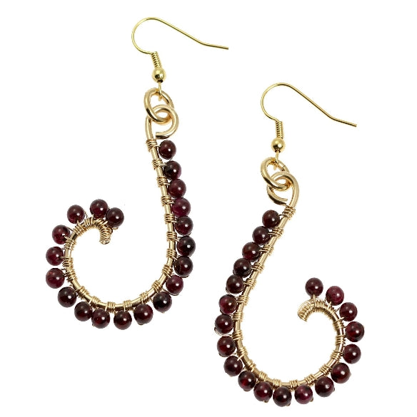 Garnet Gemstone Jewelry Collection