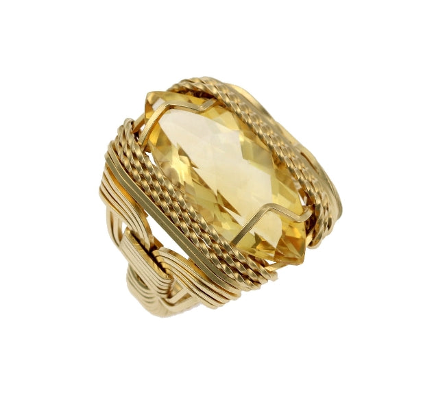 Colección de anillos de oro 14K hechos a mano