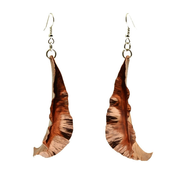 Muir Woods Copper Leaf Earrings Collection