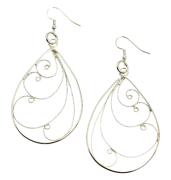 Collection de boucles d’oreilles Nob Hill Filigree