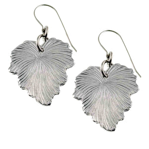 1 of 7: Grape Leaf Aluminum Dangle Earrings on a white background