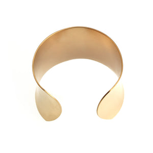 5 of 9: Brushed Anticlastic Bronze Cuff Bracelet - Cuff Opening