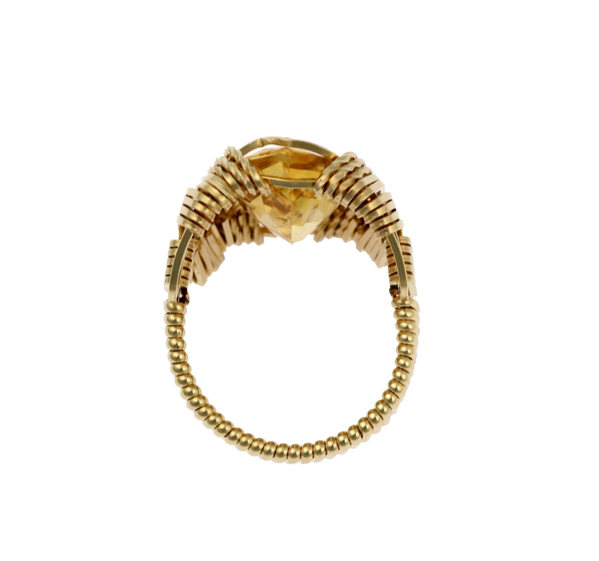 Shape of Citrine 14K Gold-filled Cocktail Ring