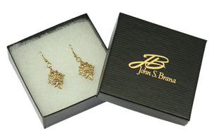 6 of 6: Earrings - French Bouquet Nu Gold Drop Earrings
