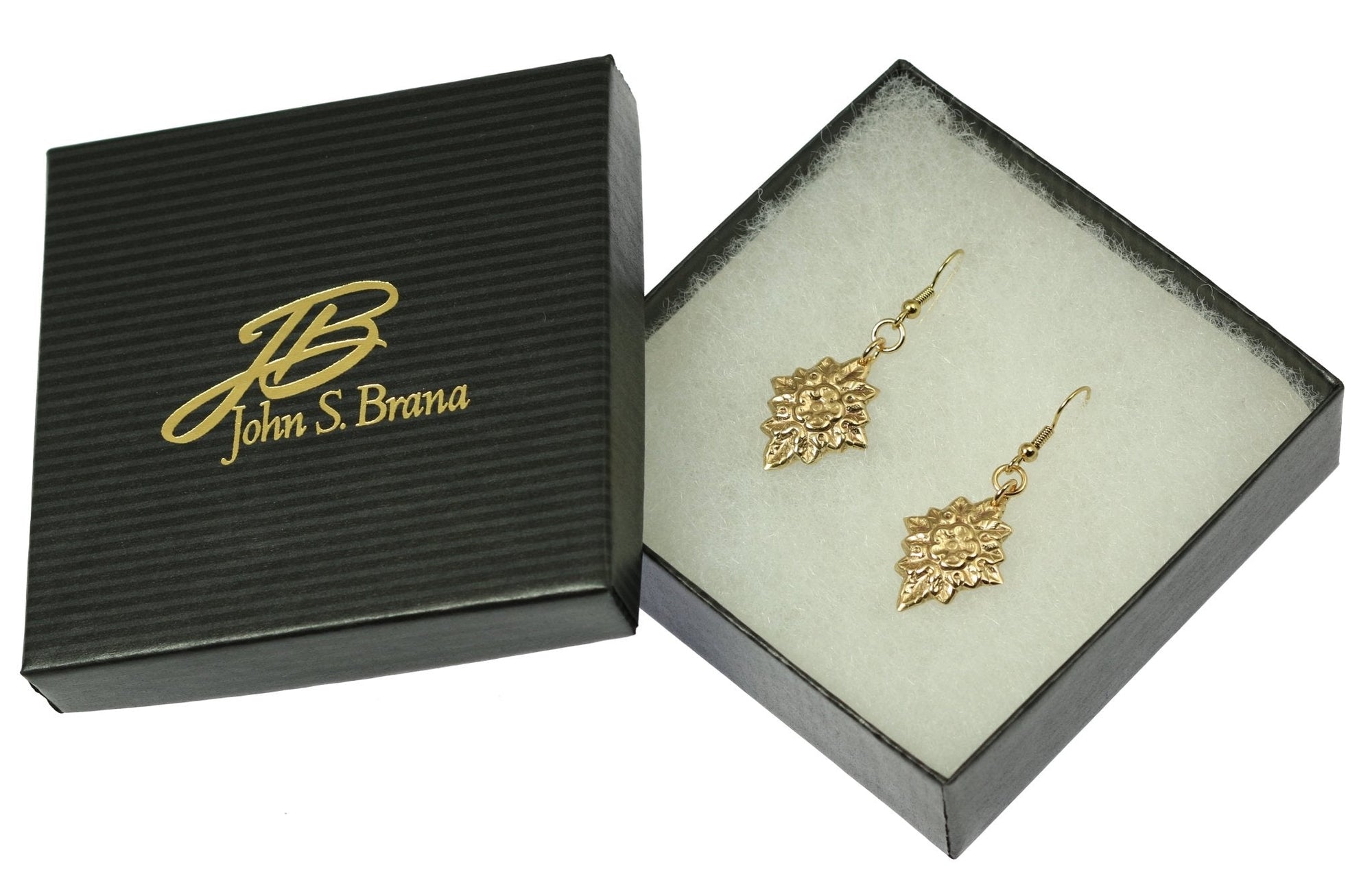 Earrings - French Bouquet Nu Gold Drop Earrings