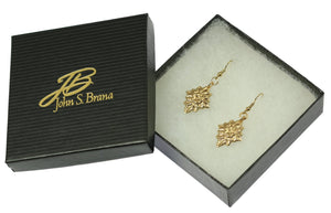 5 of 6: Earrings - French Bouquet Nu Gold Drop Earrings