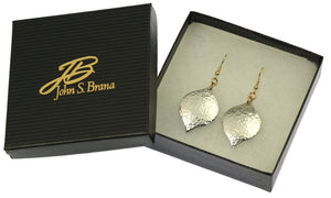 5 of 6: Gift Boxed Hammered Aluminum Marrakesh Drop Earrings