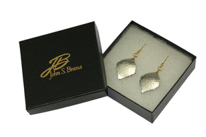 6 of 6: Hammered Aluminum Moroccan Drop Earrings in Gift Box