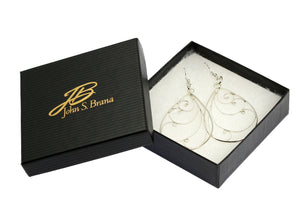 3 of 3: Gift Boxed Sterling Silver Filigree Scroll Earrings
