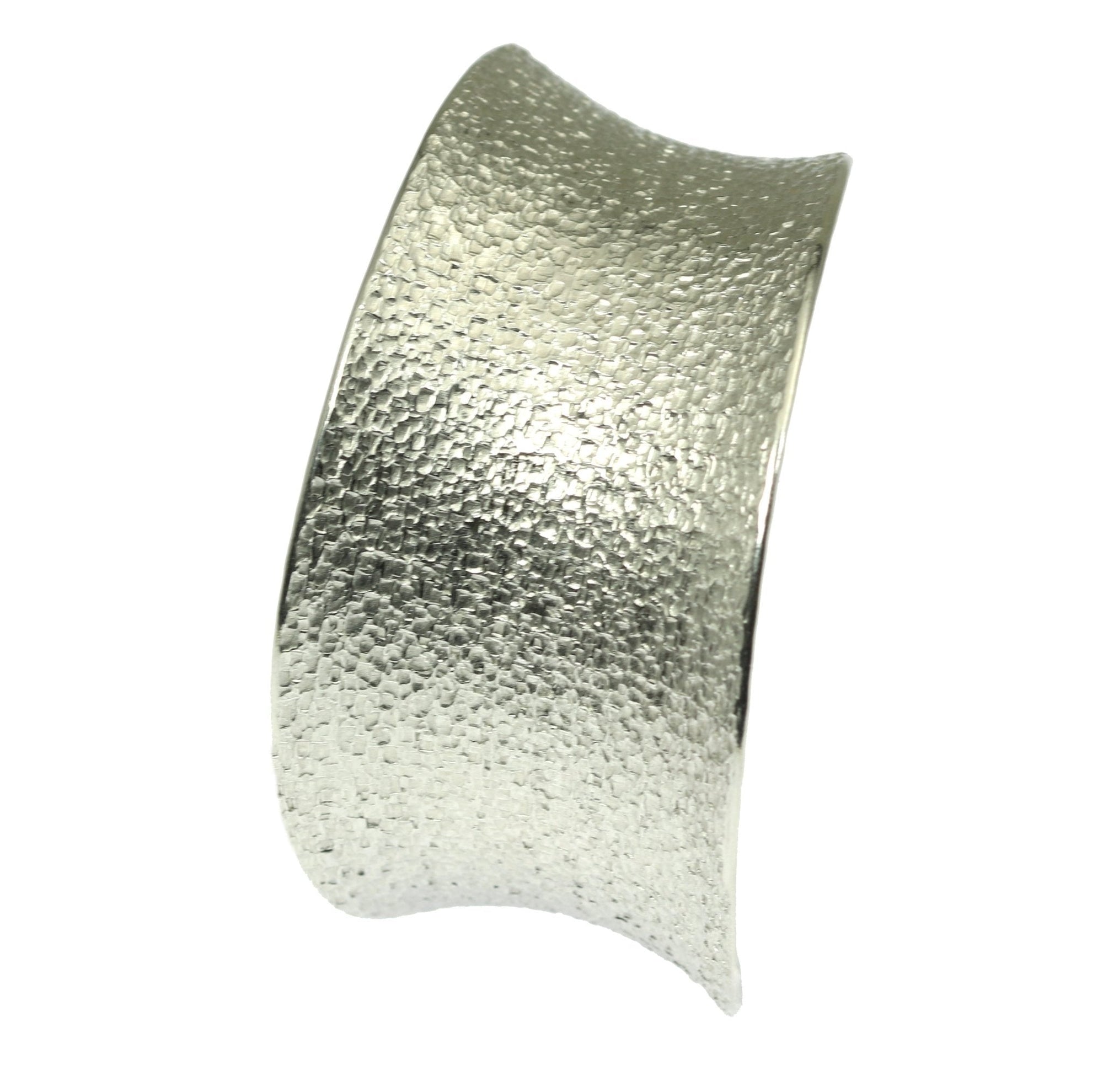 Detail of Texturized Aluminum Anticlastic Bangle