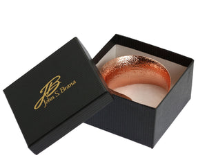 7 of 7: Texturized Anticlastic Copper Bangle Bracelet in Gift Box