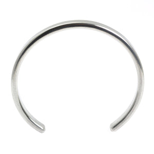 5 of 7: Shape of Thin Brushed Aluminum Cuff Bracelet
