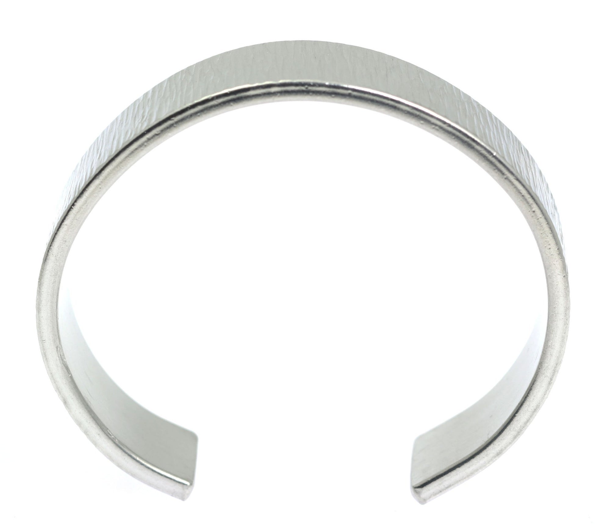 Shape of Chased Aluminum Cuff Bracelet