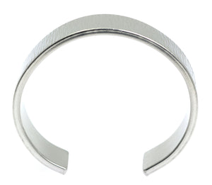 2 of 8: Shape of Chased Aluminum Cuff Bracelet