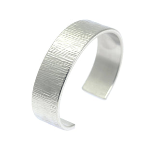 3 of 8: Detail View of Chased Aluminum Cuff Bracelet 