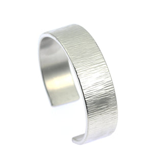 4 of 8: Right View of Chased Aluminum Cuff Bracelet