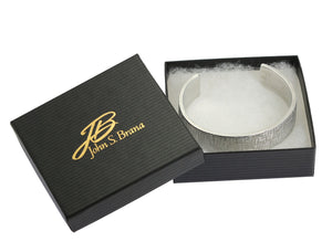 7 of 8: Gift Boxed Linen Aluminum Cuff Bracelet